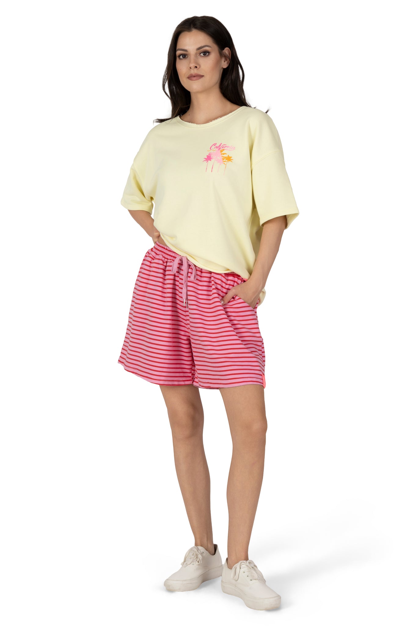 Oversized Shorts STRIPES