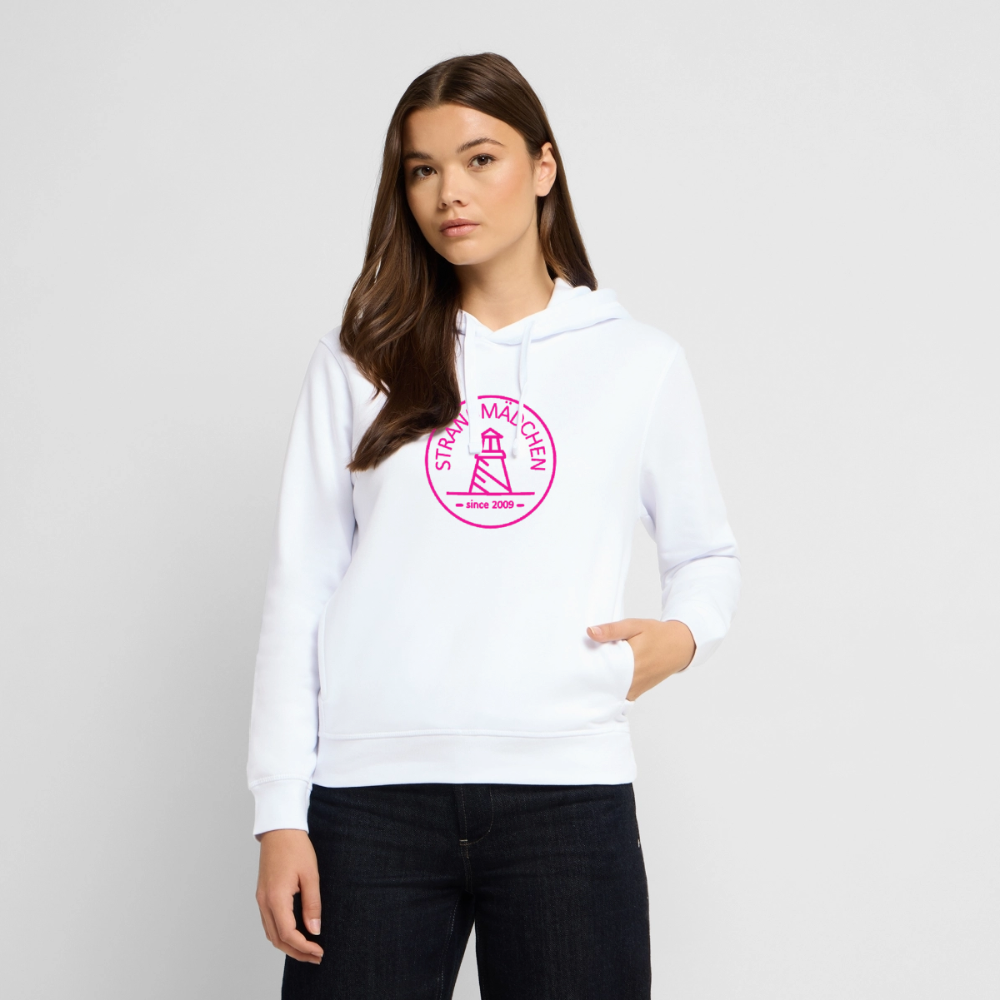 Bio-Hoodie STRANDMÄDCHEN - Weiß