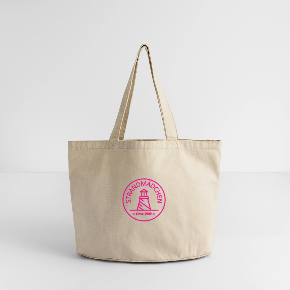 Vintage-Washed Shopper STRANDMÄDCHEN - Vintage Sand