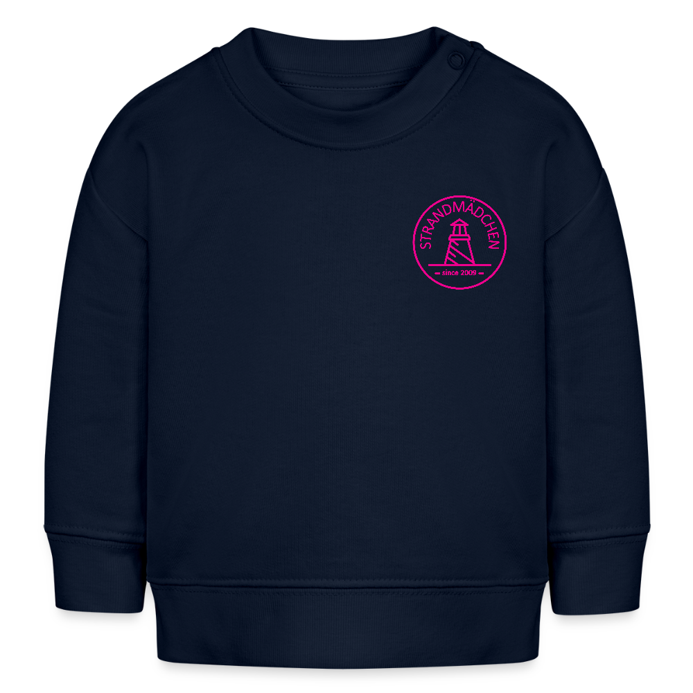 Baby Bio-Sweatshirt STRANDMÄDCHEN - Navy