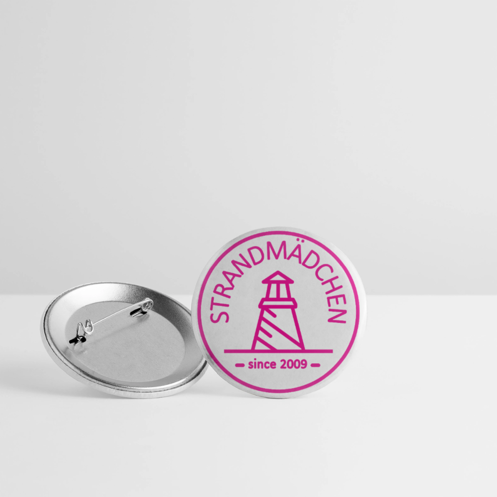 Buttons STRANDMÄDCHEN mittel 32 mm (5er Pack) - Weiß