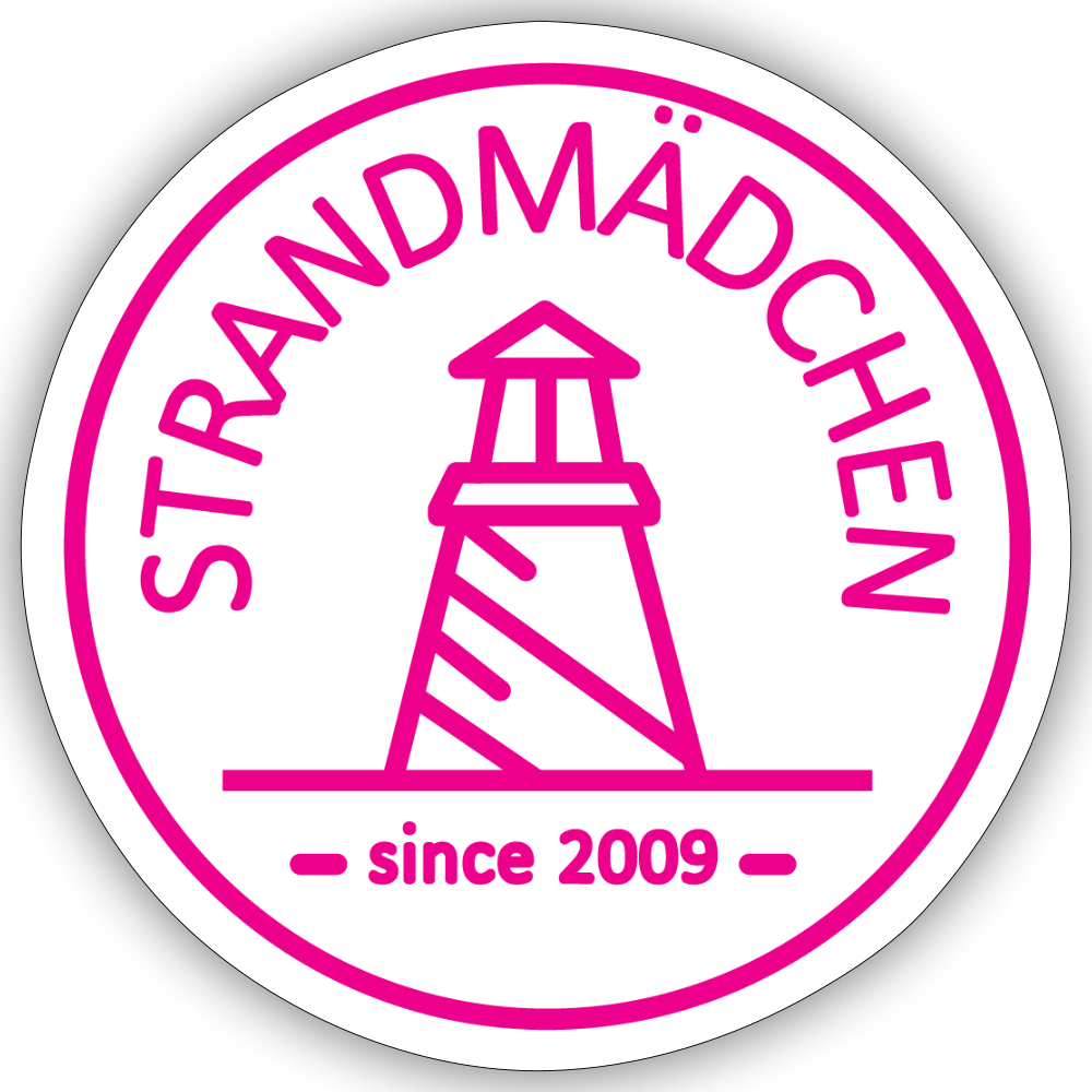 Sticker STRANDMÄDCHEN - Mattweiß