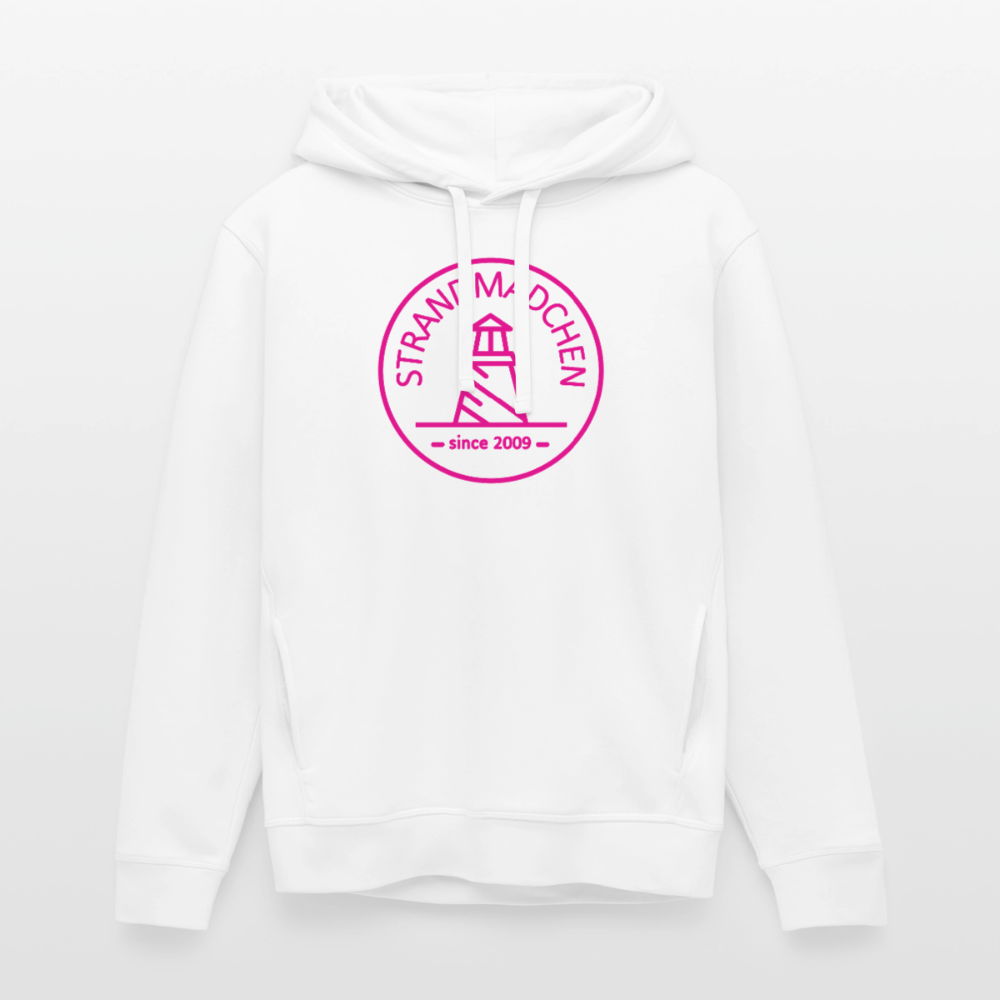 Bio-Hoodie STRANDMÄDCHEN - Weiß