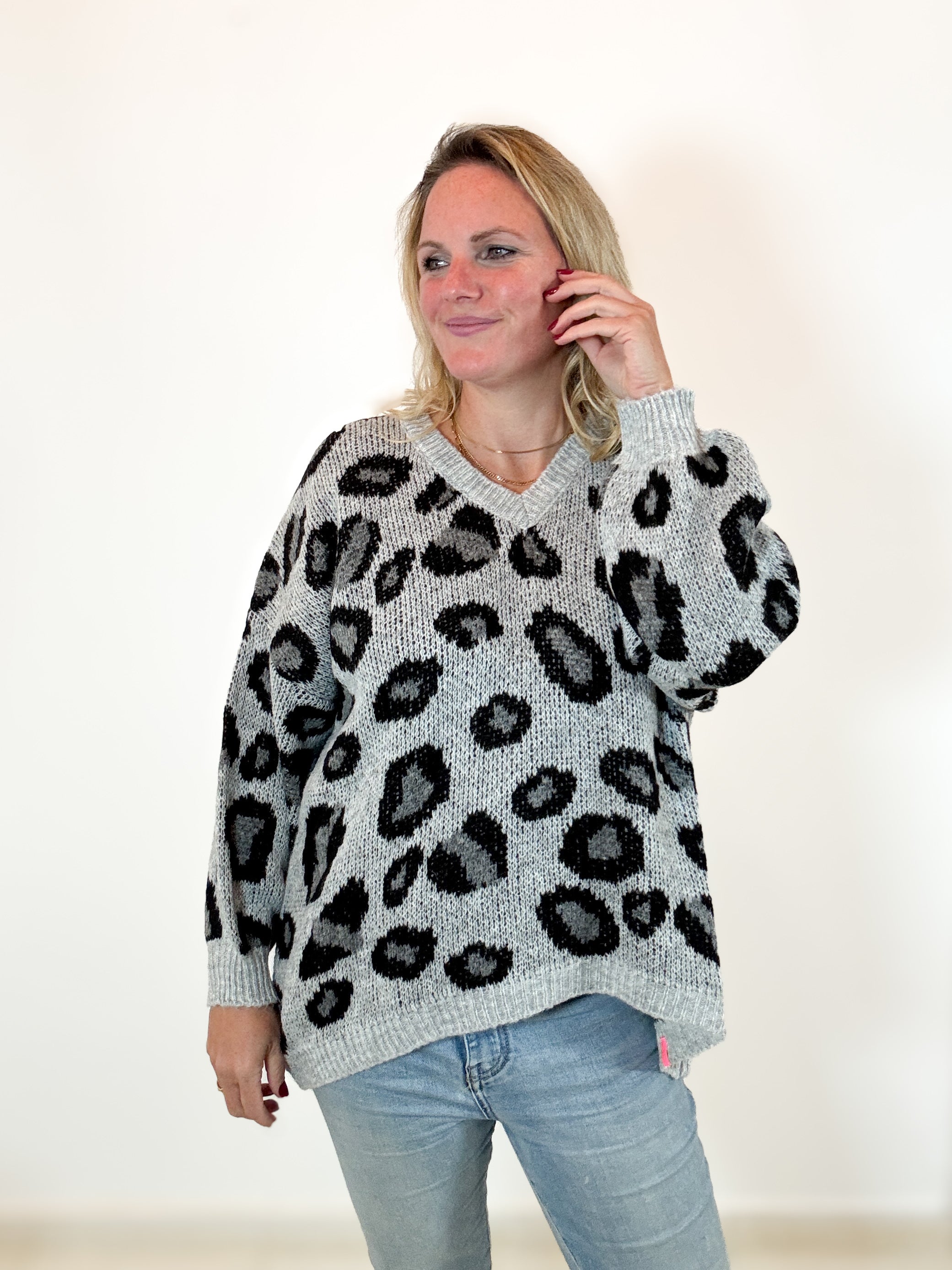 Strickpulli Leomuster