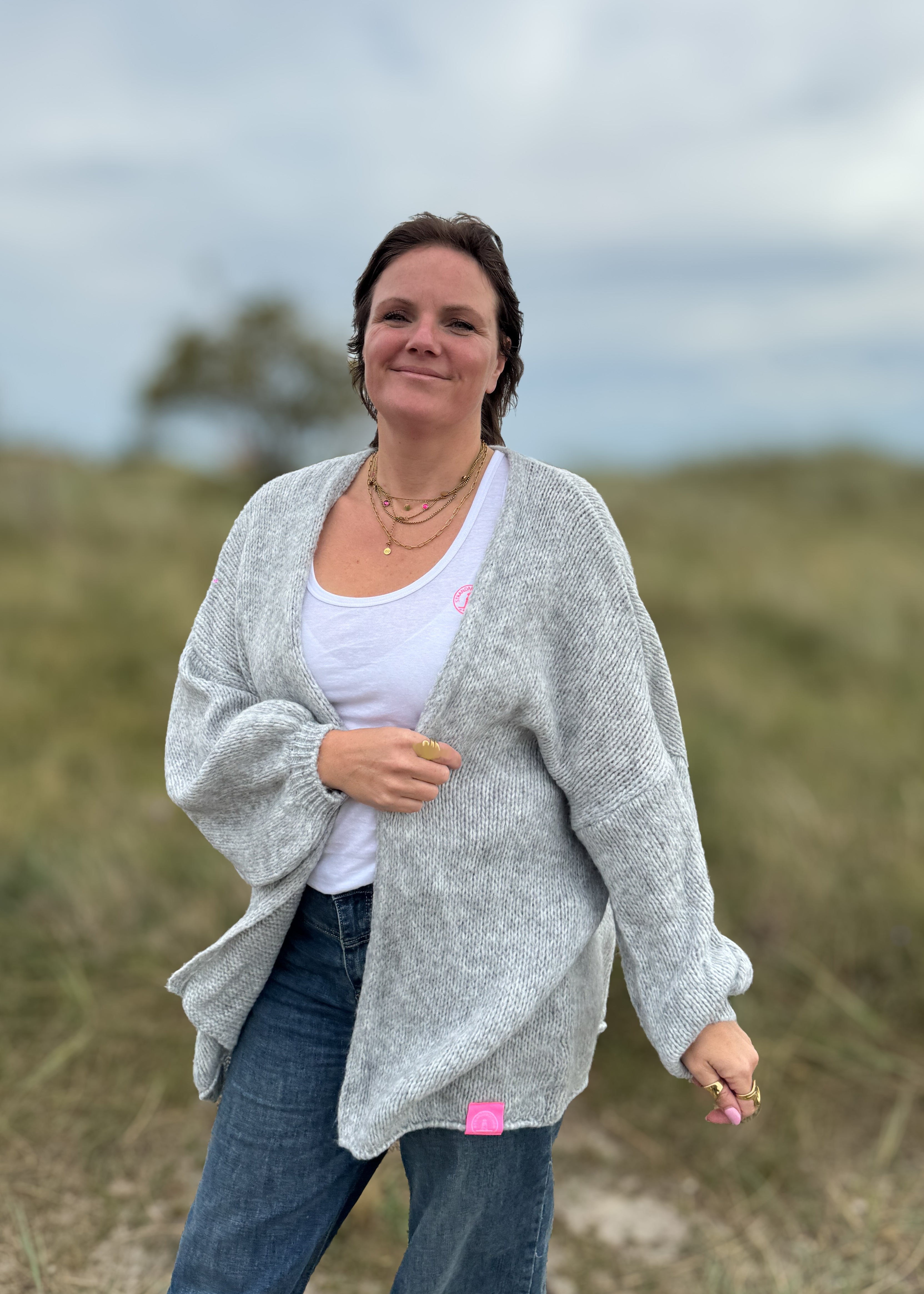 Strickjacke COPENHAGEN, unifarben