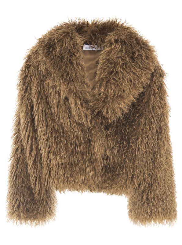 Zwillingsherz Kunstpelzjacke FLUFFY