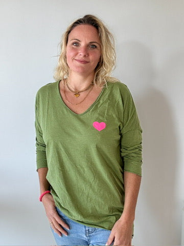 Longsleeve großes Herz