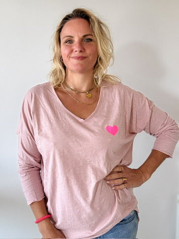 Longsleeve großes Herz