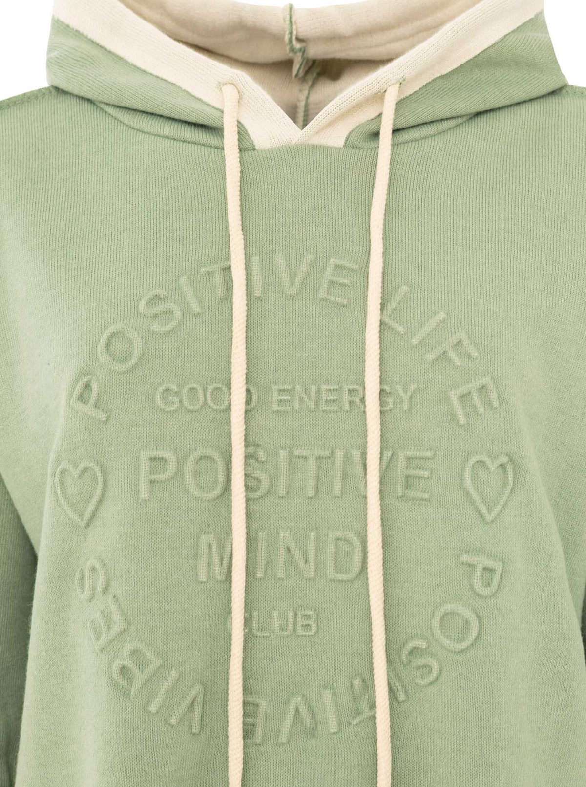 Zwillingsherz Doubleface Hoodie POSITIVE MIND