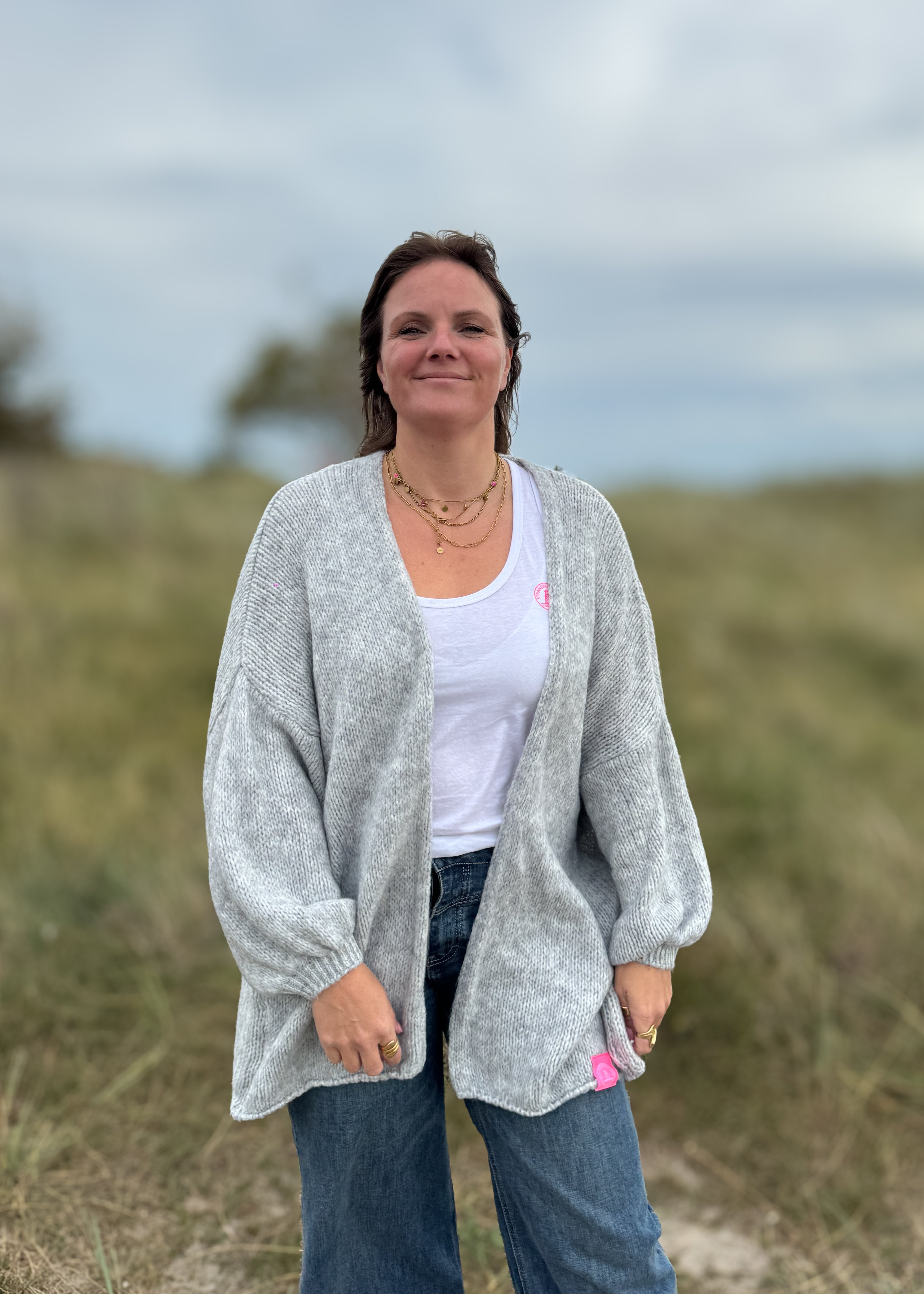 Strickjacke COPENHAGEN, unifarben