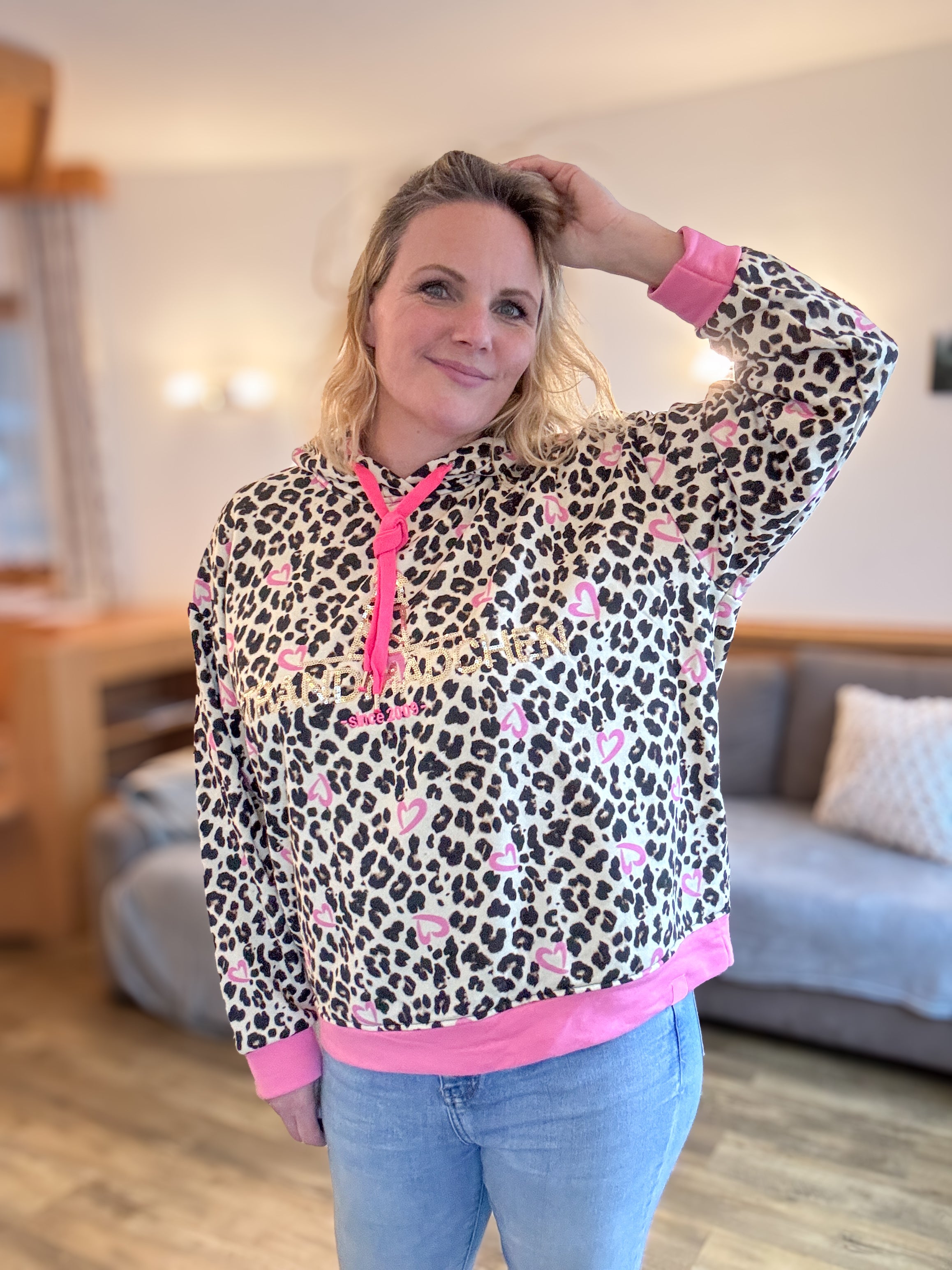 Hoodie LEO und Pailette