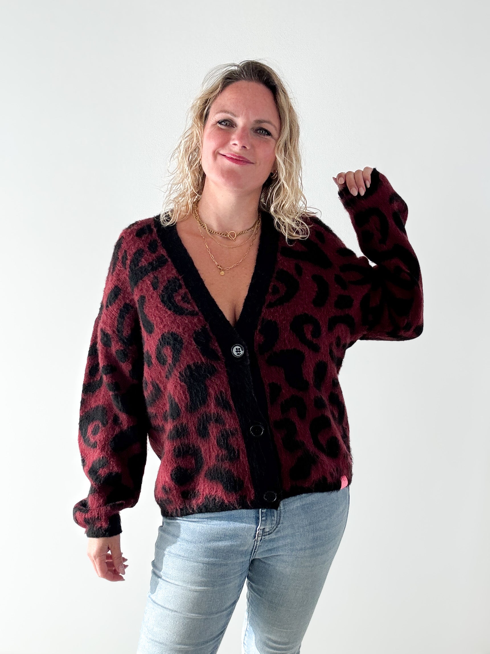 Strickjacke Leo, flauschig