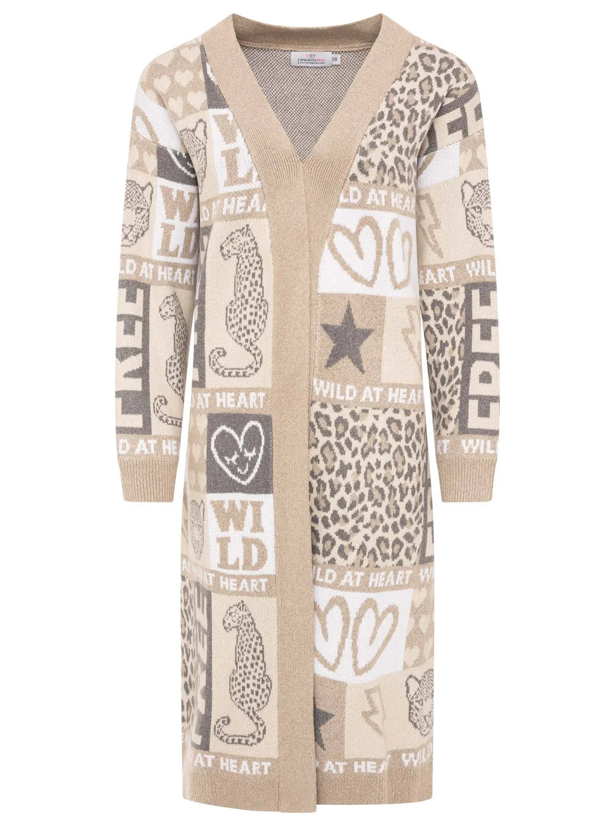 Zwillingsherz Long Cardigan WILD