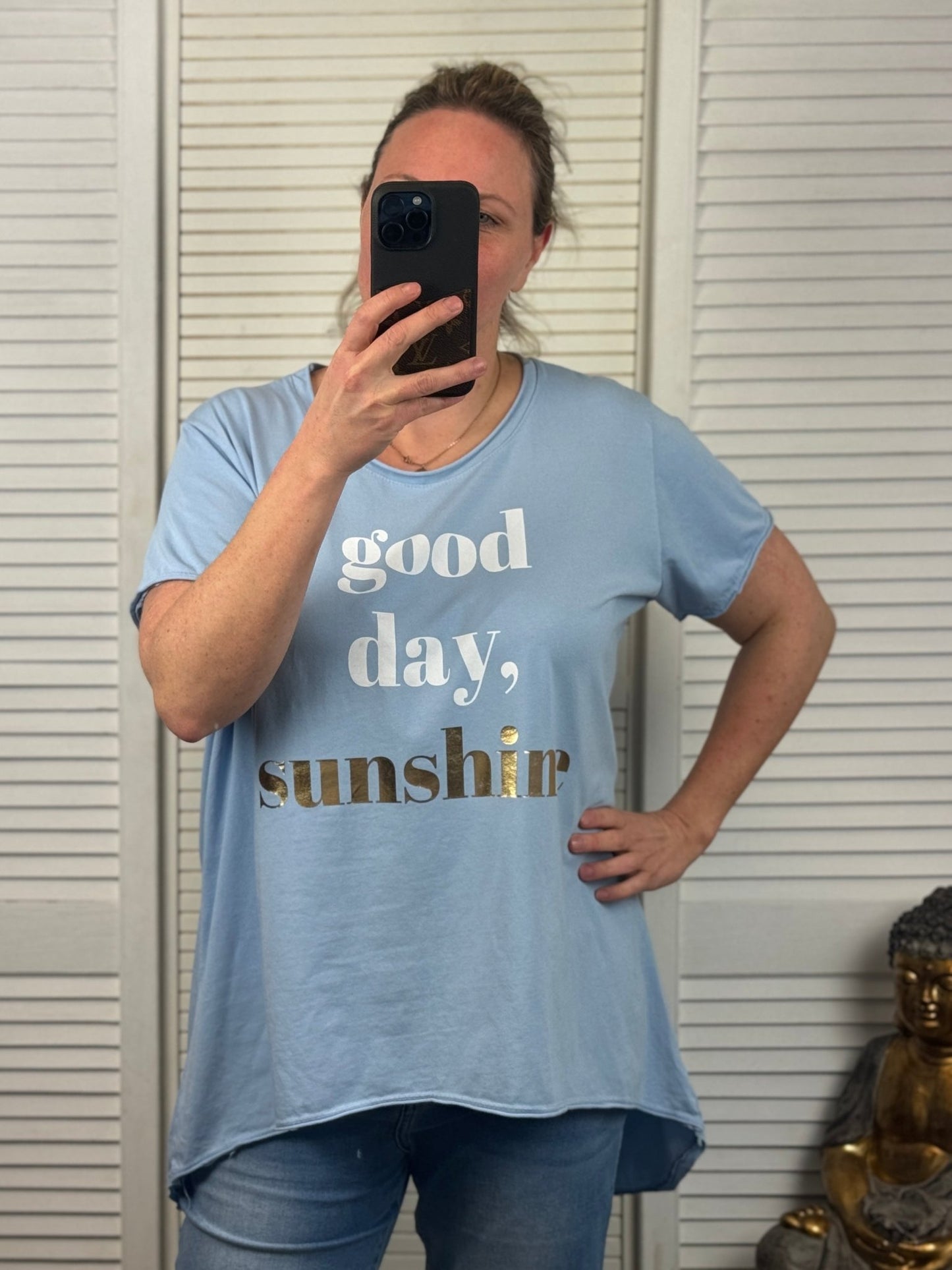 Oversize Shirt Good Day - Strandmädchen