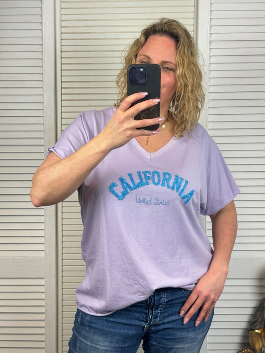 T-Shirt CALIFORNIA - Strandmädchen