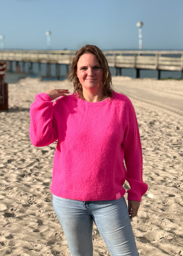 Feinstrickpulli mit Alpaka