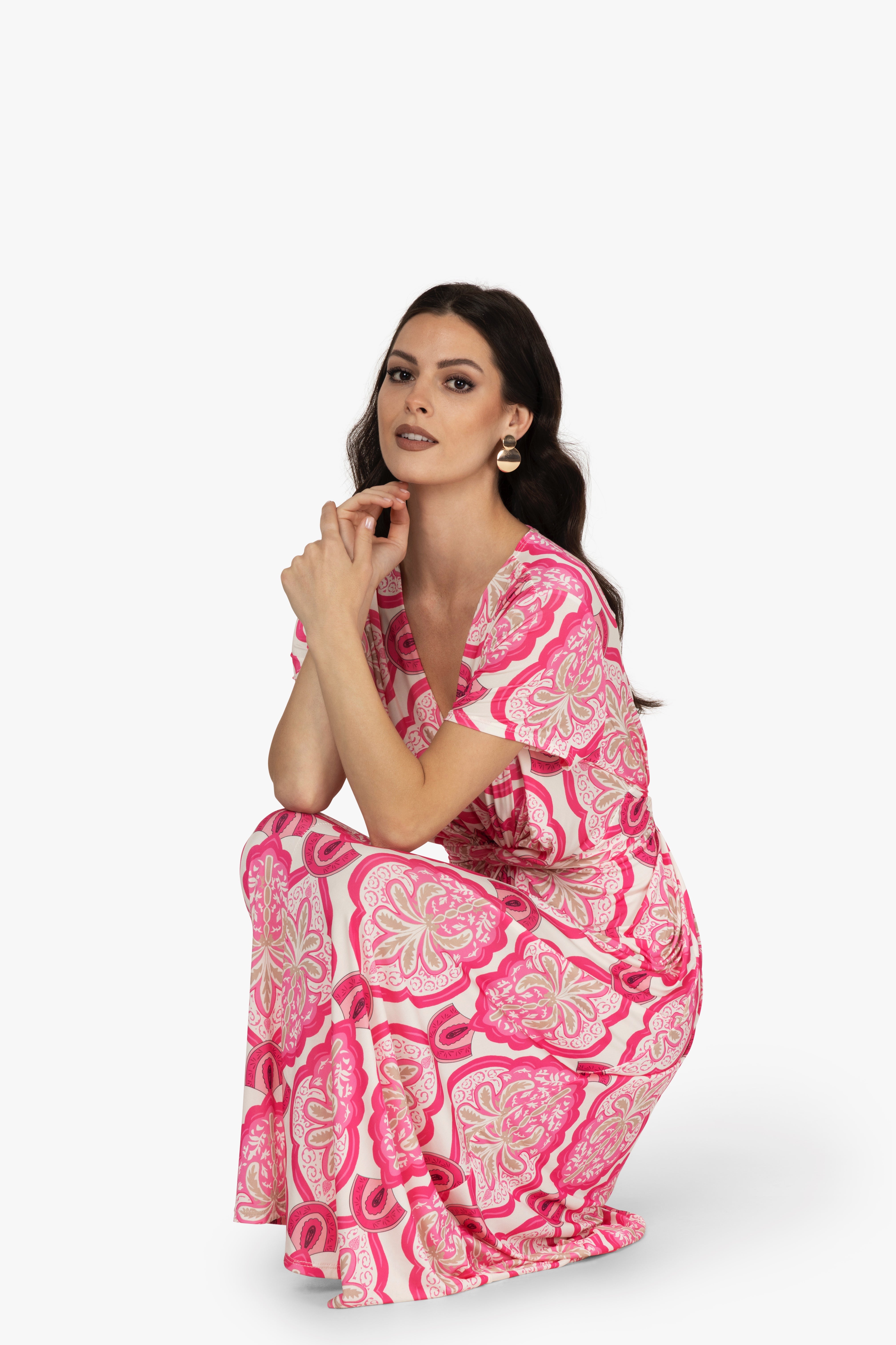 Kofferkleid ORNAMENTE, mit Ärmeln