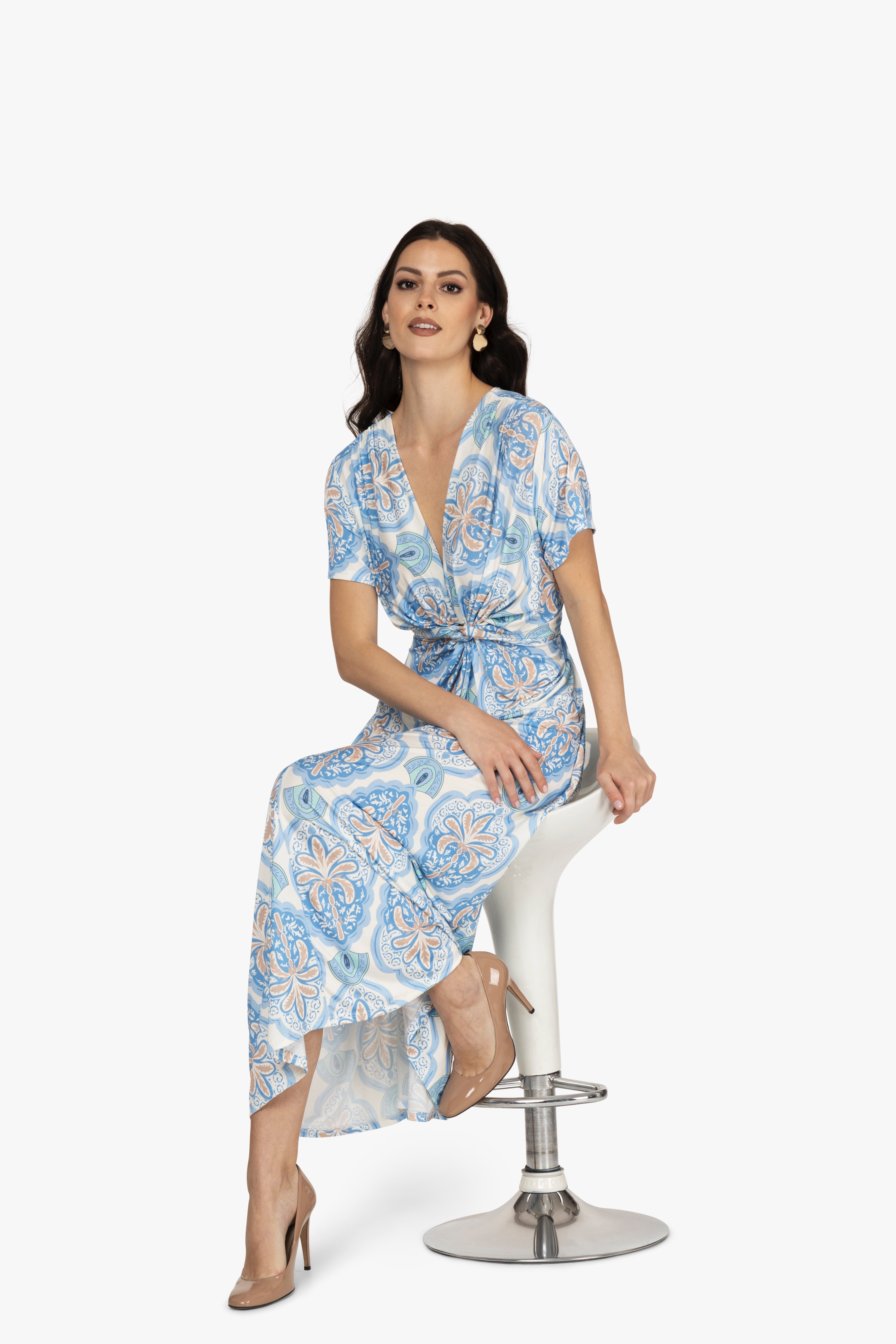 Kofferkleid ORNAMENTE, mit Ärmeln