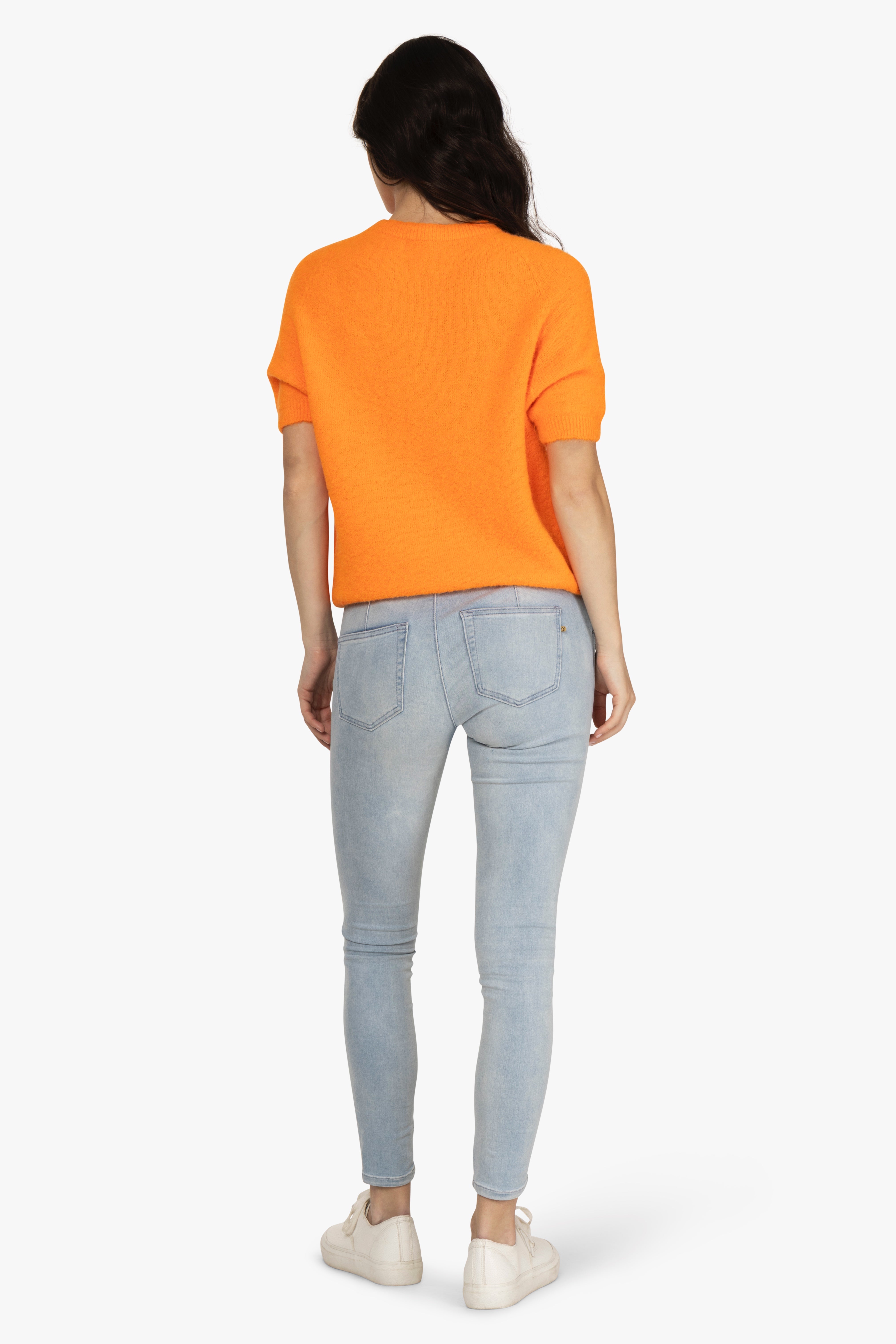 Alpaka Pulli mit Halbarm