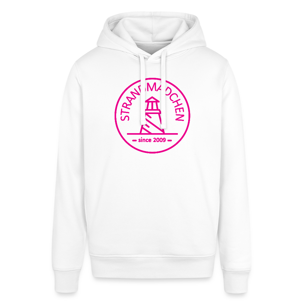 Bio-Hoodie STRANDMÄDCHEN - Weiß