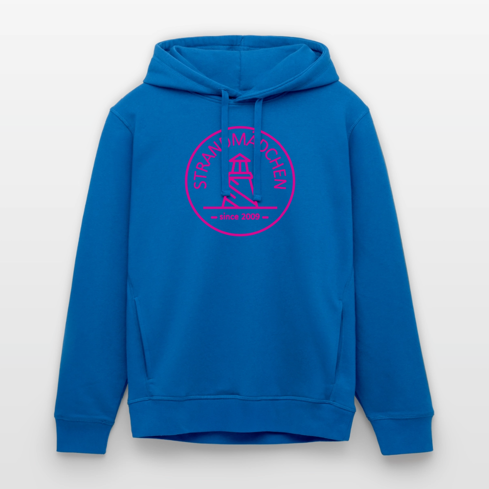 Bio-Hoodie STRANDMÄDCHEN - Königsblau