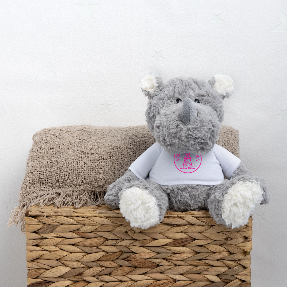 Kuscheltier Nashorn STRANDMÄDCHEN - Weiß