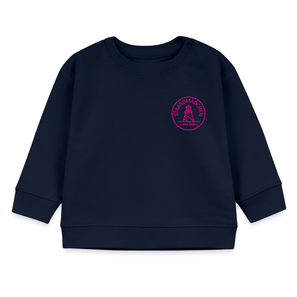 Baby Bio-Sweatshirt STRANDMÄDCHEN - Navy