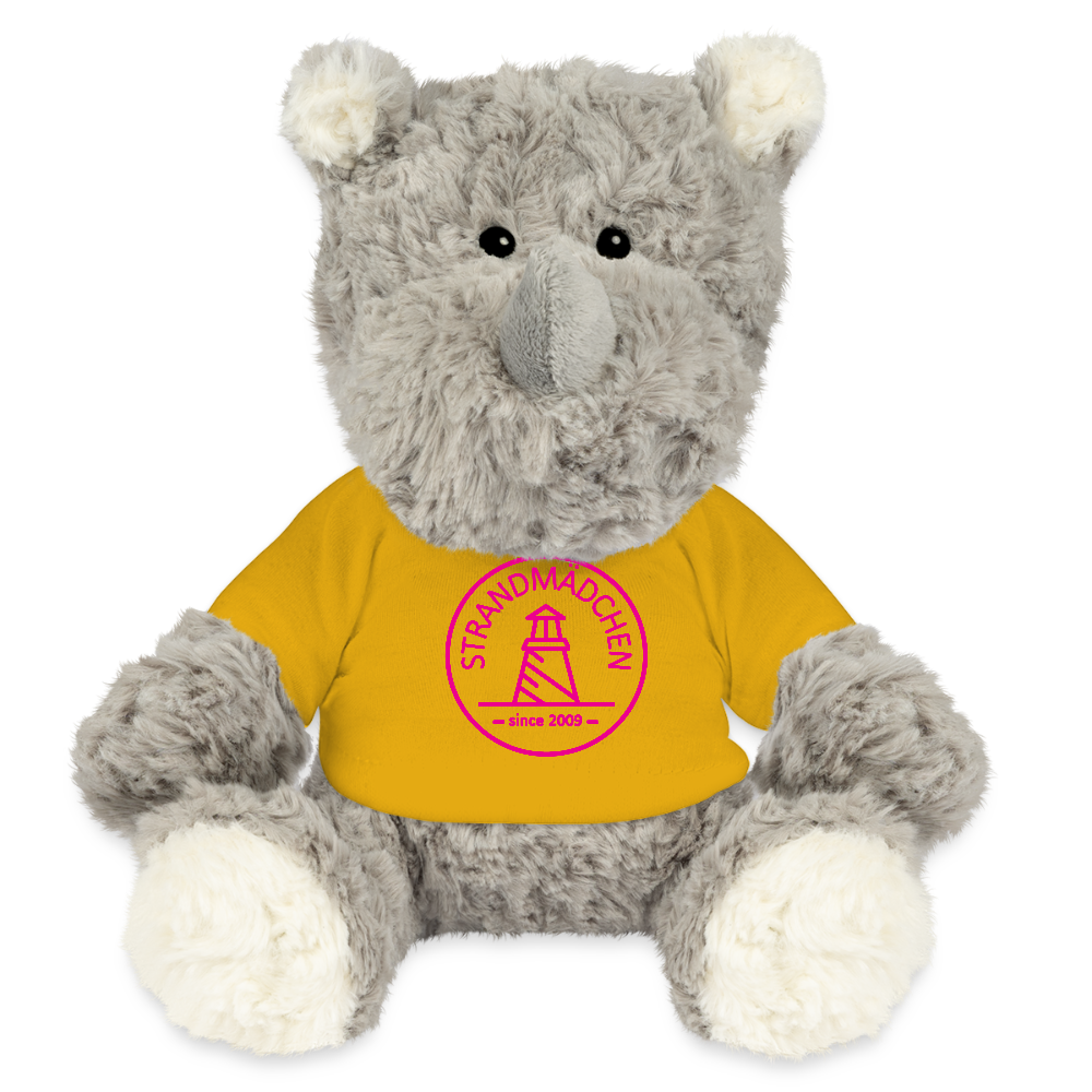 Kuscheltier Nashorn STRANDMÄDCHEN - Sonnengelb