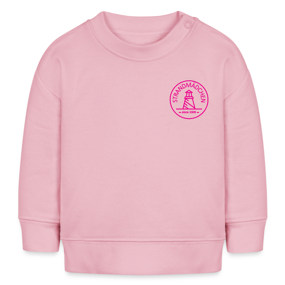 Baby Bio-Sweatshirt STRANDMÄDCHEN - Hellrosa