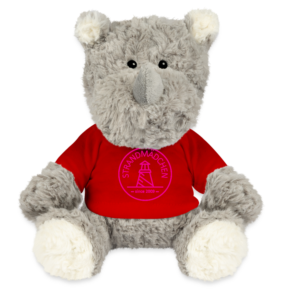 Kuscheltier Nashorn STRANDMÄDCHEN - Rot