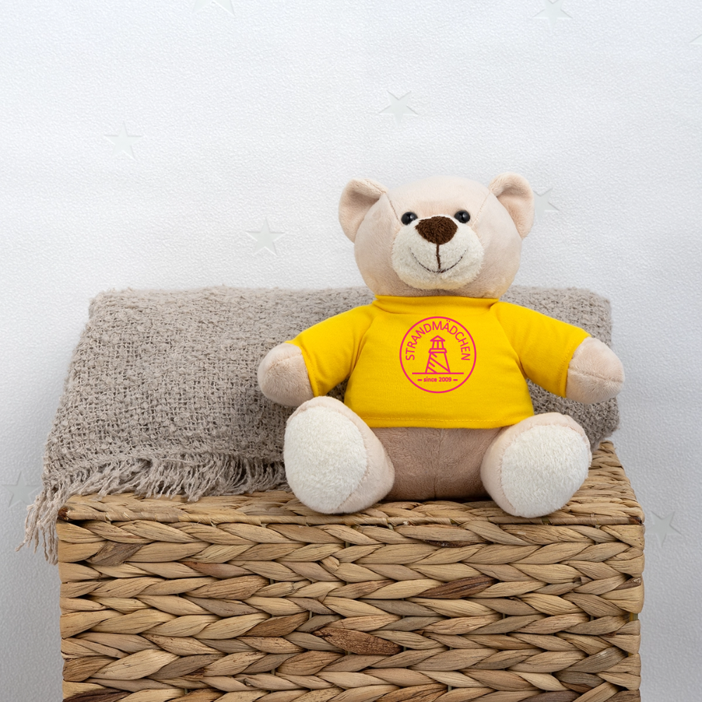 Kuscheltier Teddy STRANDMÄDCHEN - Sonnengelb