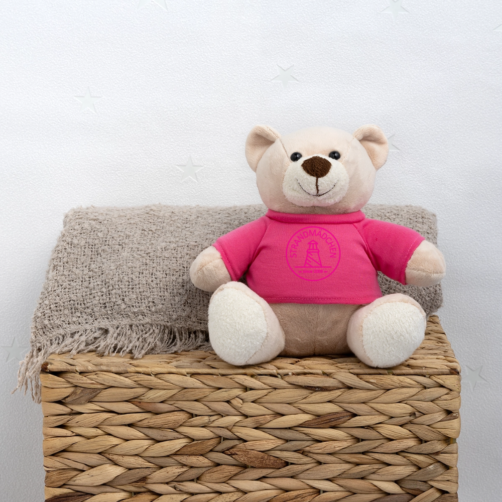 Kuscheltier Teddy STRANDMÄDCHEN - Pink