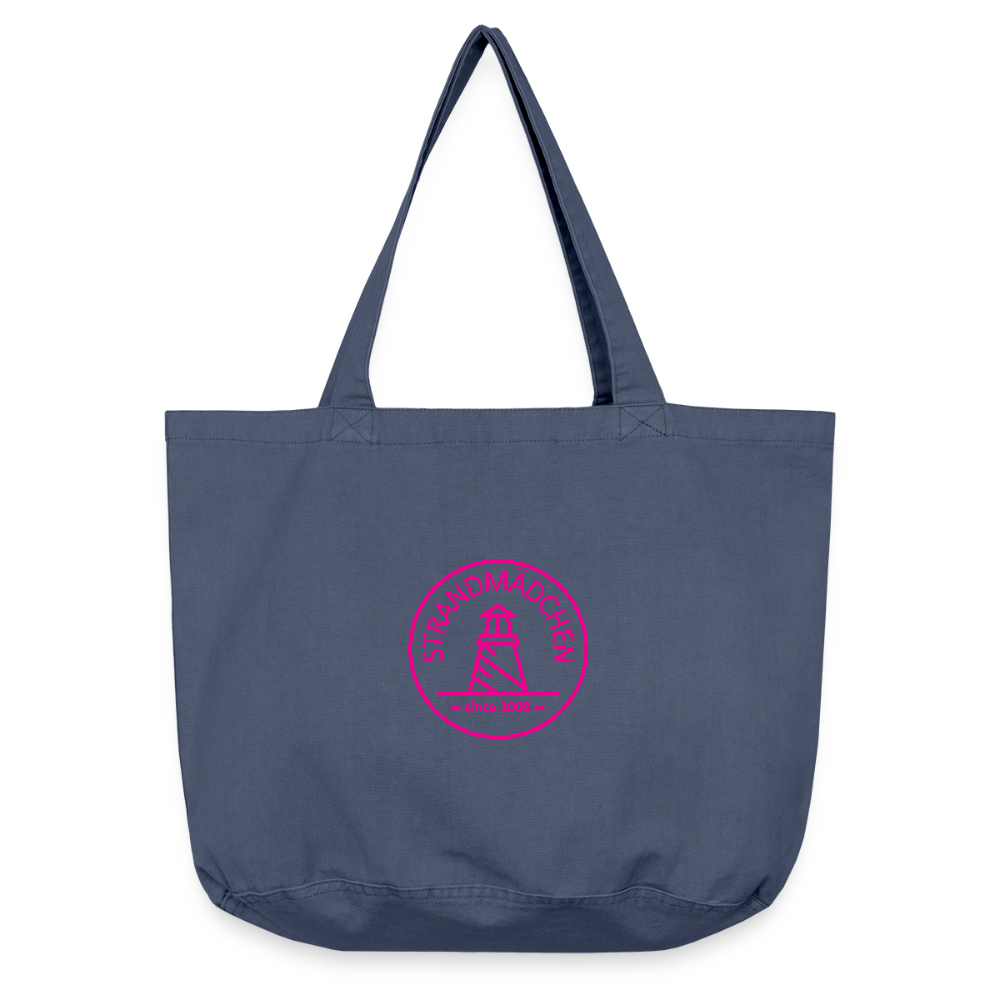 Vintage-Washed Shopper STRANDMÄDCHEN - Vintage Denim