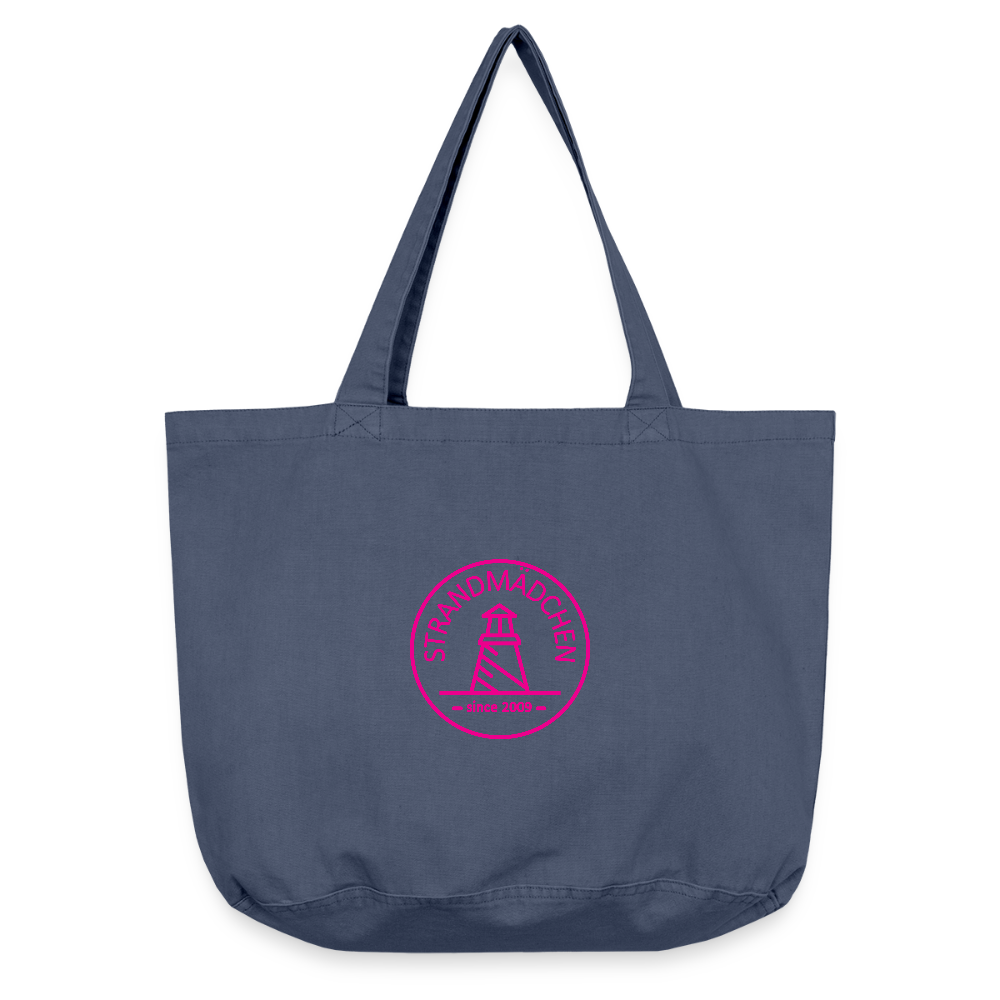 Vintage-Washed Shopper STRANDMÄDCHEN - Vintage Denim