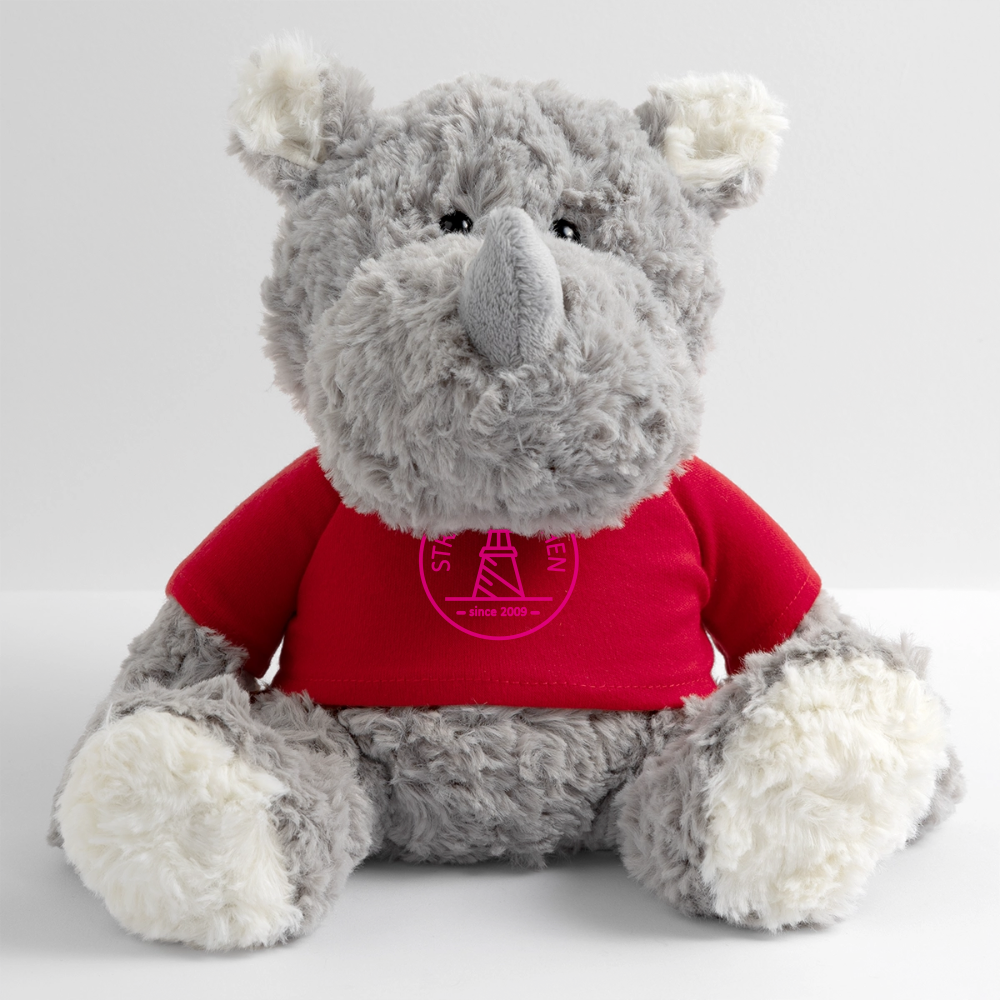 Kuscheltier Nashorn STRANDMÄDCHEN - Rot