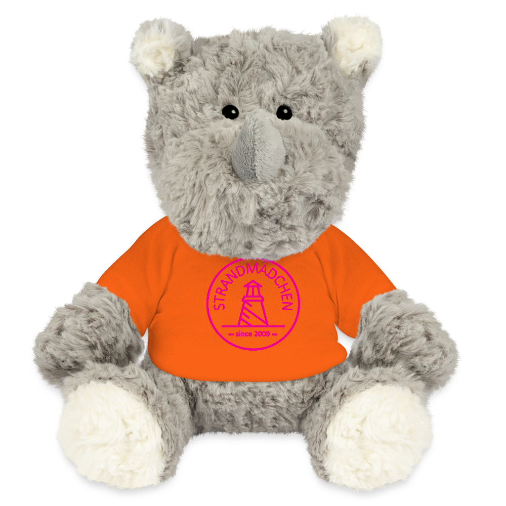 Kuscheltier Nashorn STRANDMÄDCHEN - Goldorange