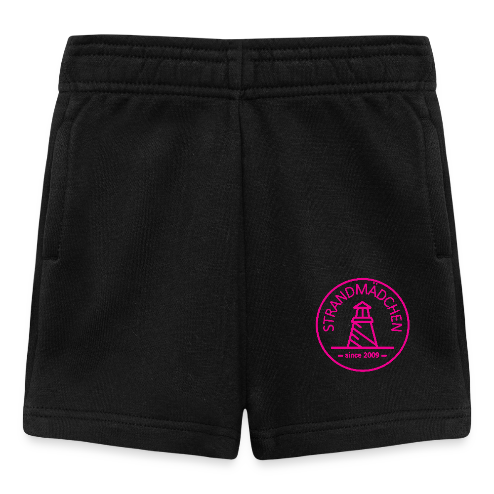Baby Shorts STRANDMÄDCHEN - Schwarz