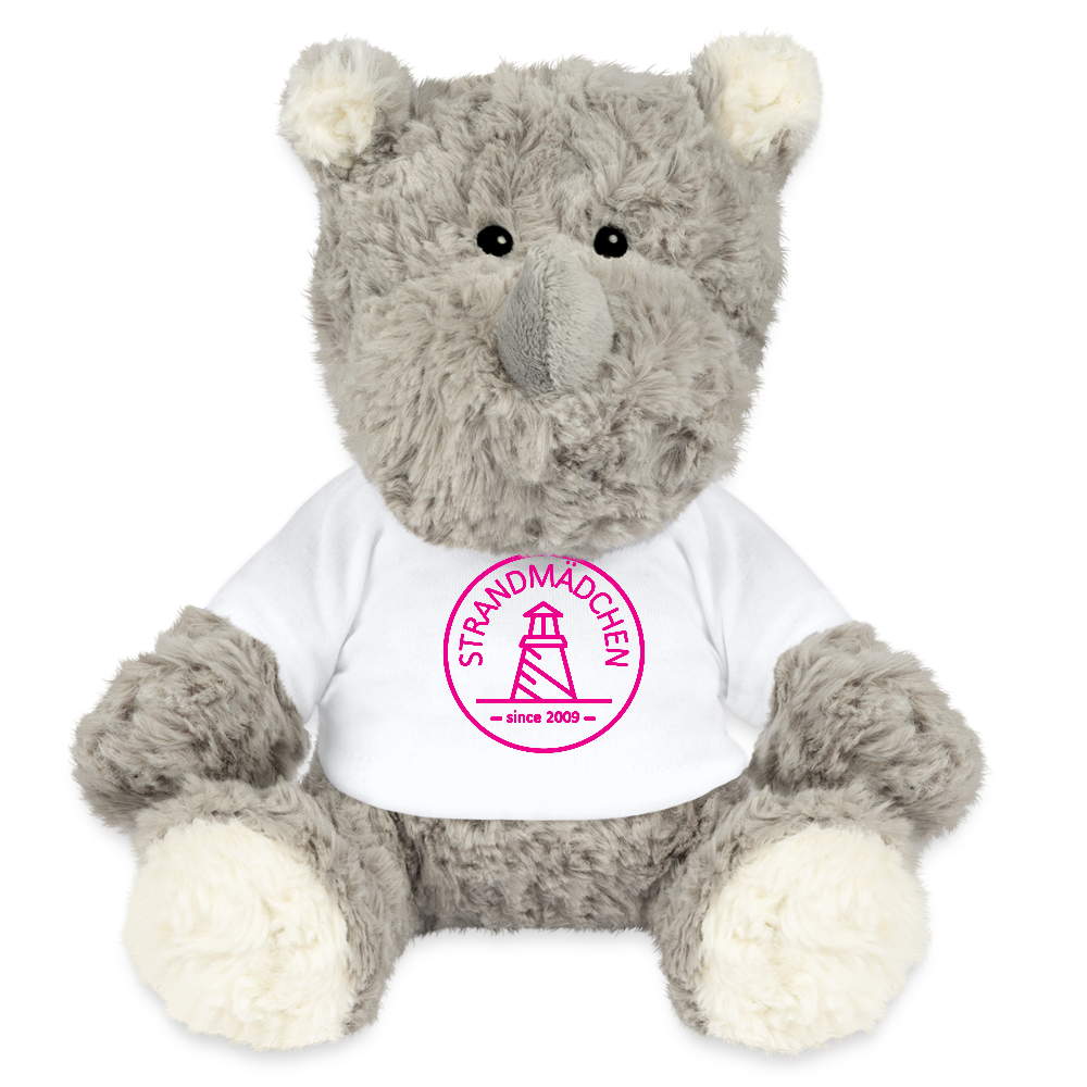 Kuscheltier Nashorn STRANDMÄDCHEN - Weiß