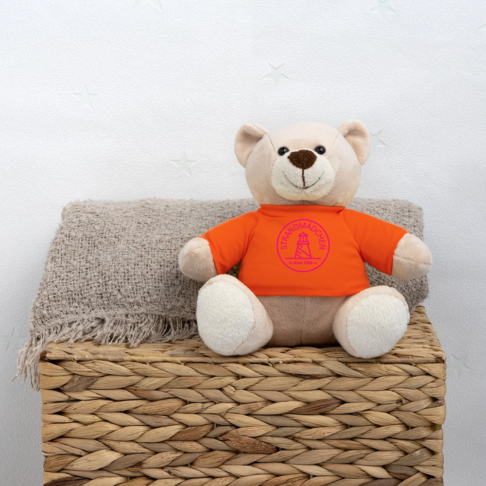 Kuscheltier Teddy STRANDMÄDCHEN - Goldorange