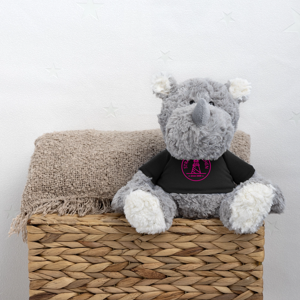 Kuscheltier Nashorn STRANDMÄDCHEN - Schwarz