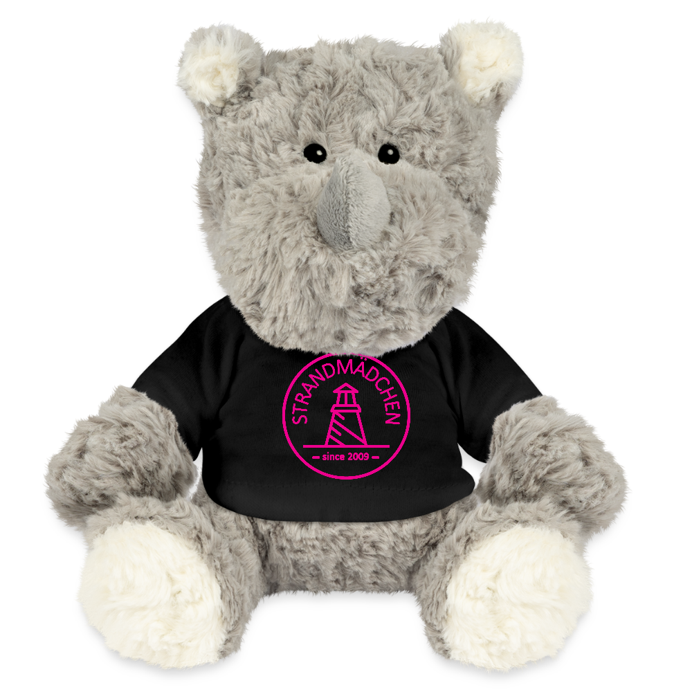 Kuscheltier Nashorn STRANDMÄDCHEN - Schwarz