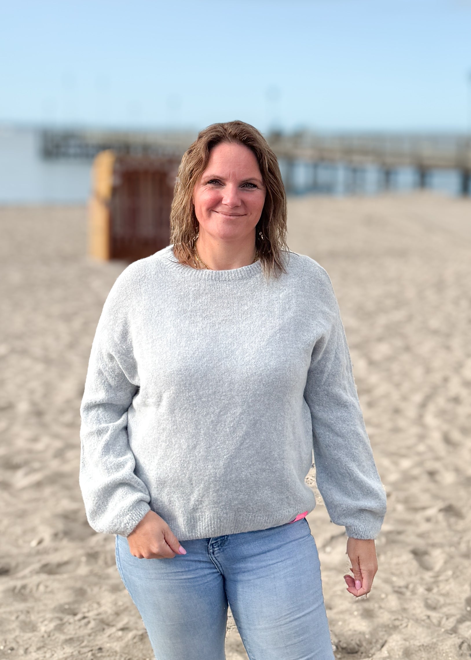 Feinstrickpulli mit Alpaka