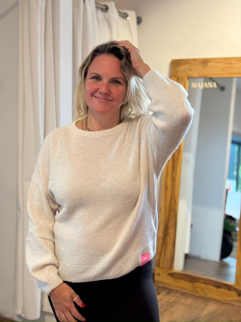 Feinstrickpulli mit Alpaka