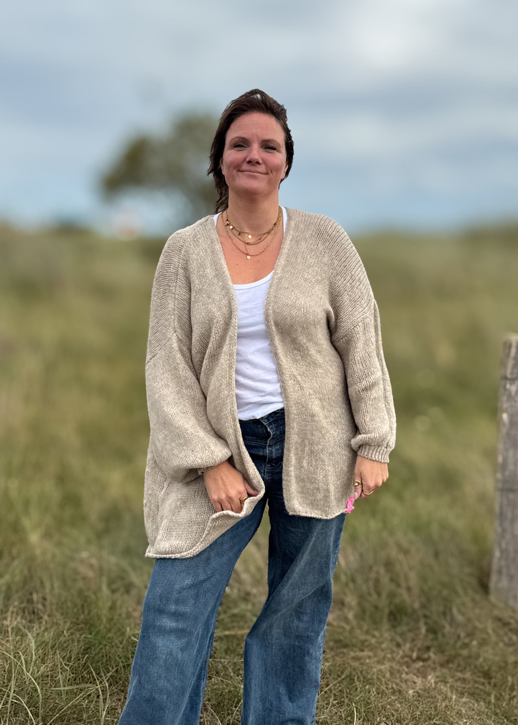 Strickjacke COPENHAGEN, unifarben