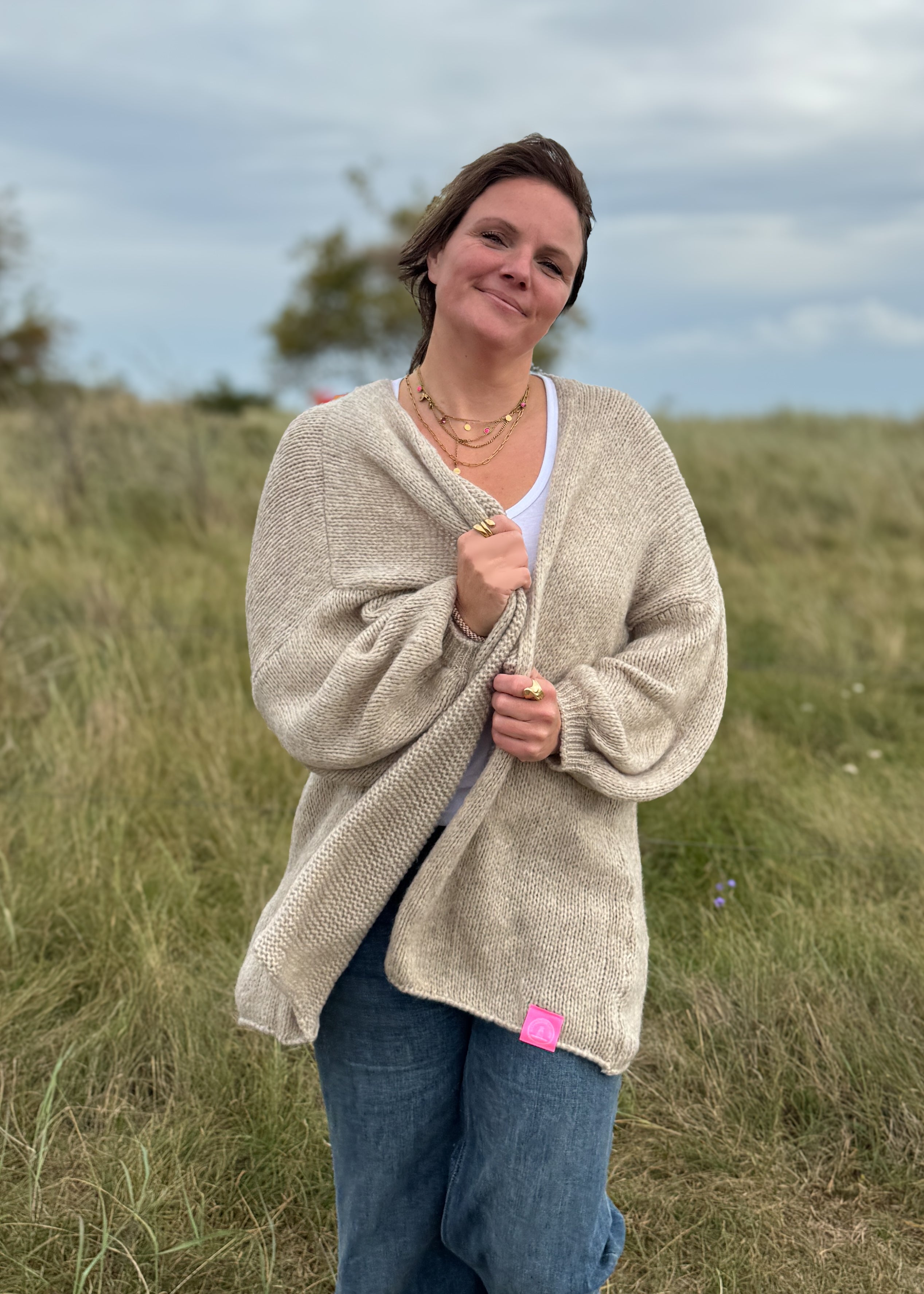 Strickjacke COPENHAGEN, unifarben