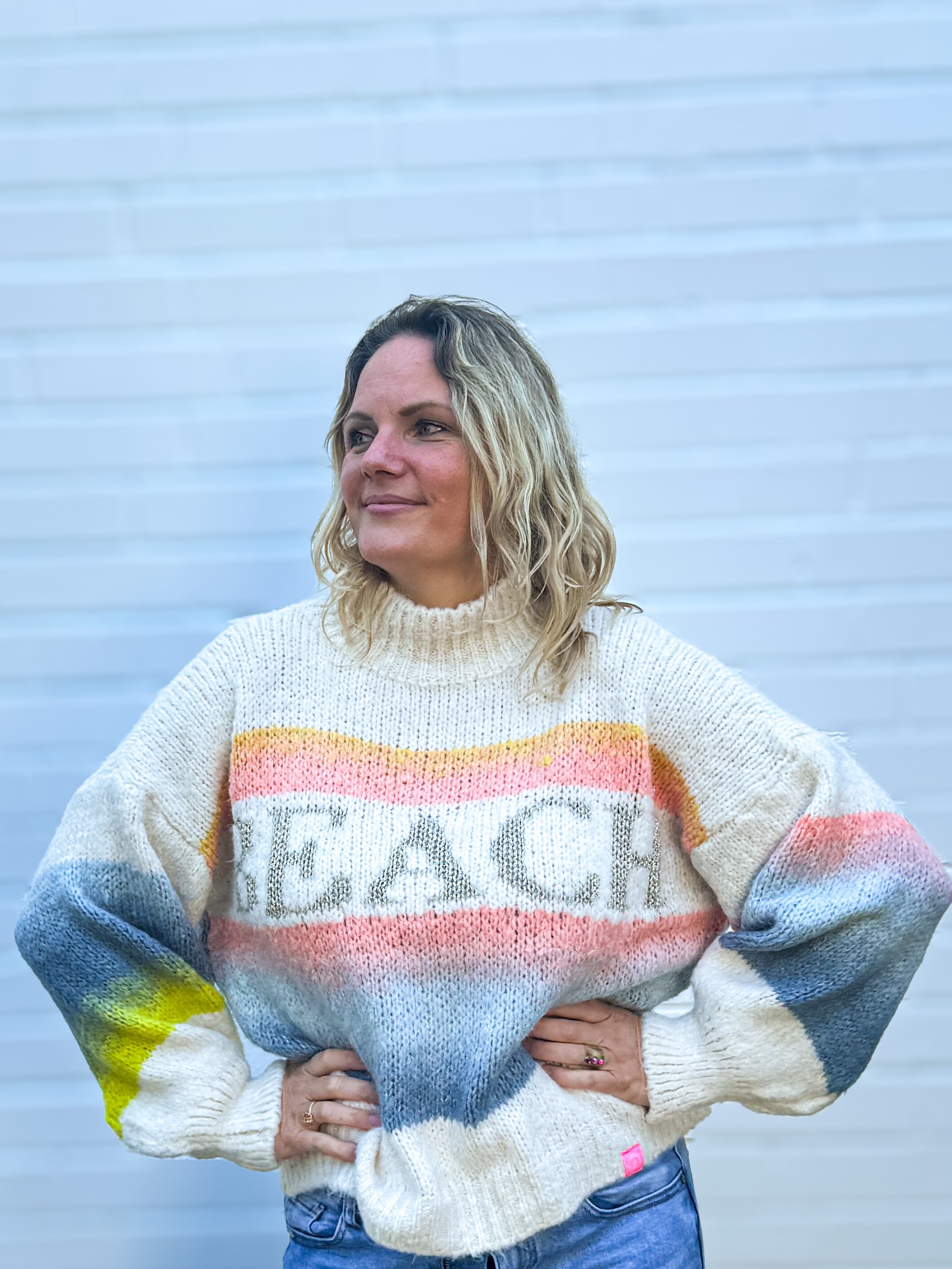 Strickpulli BEACH