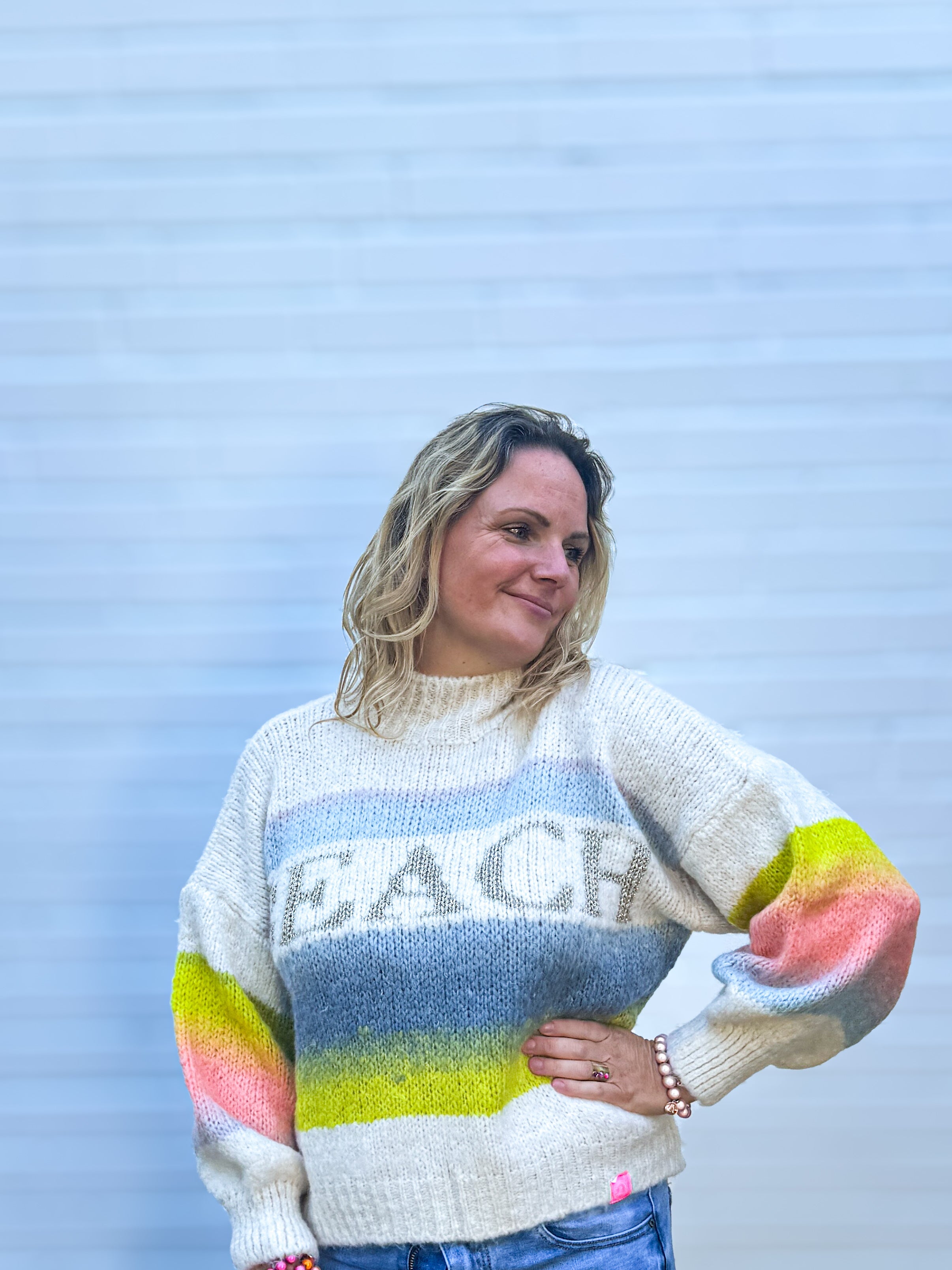 Strickpulli BEACH