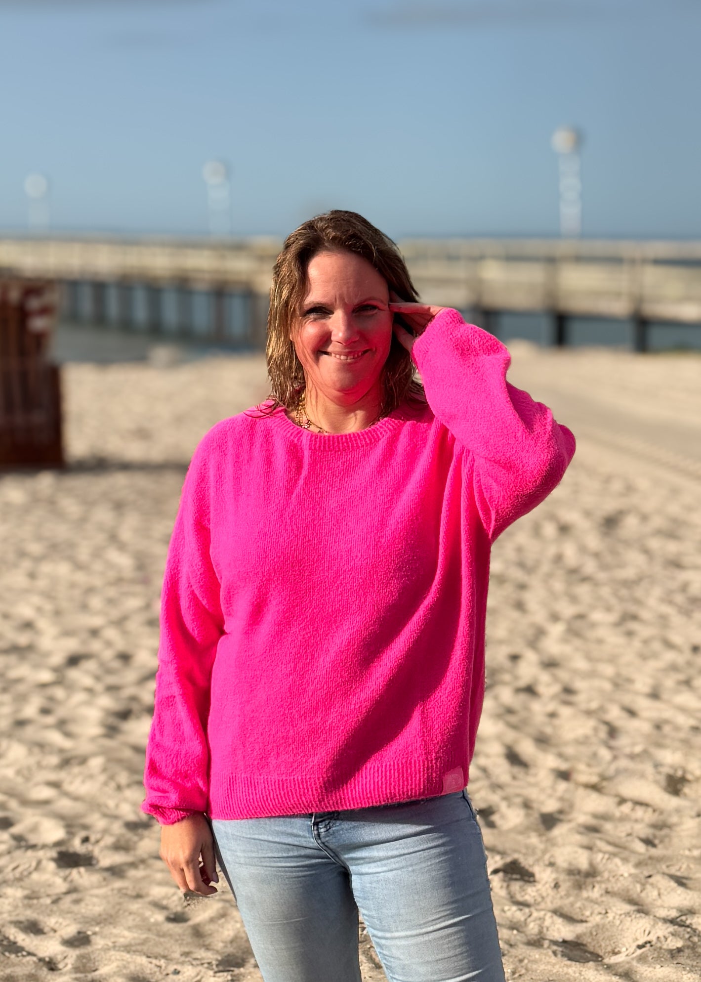Feinstrickpulli mit Alpaka