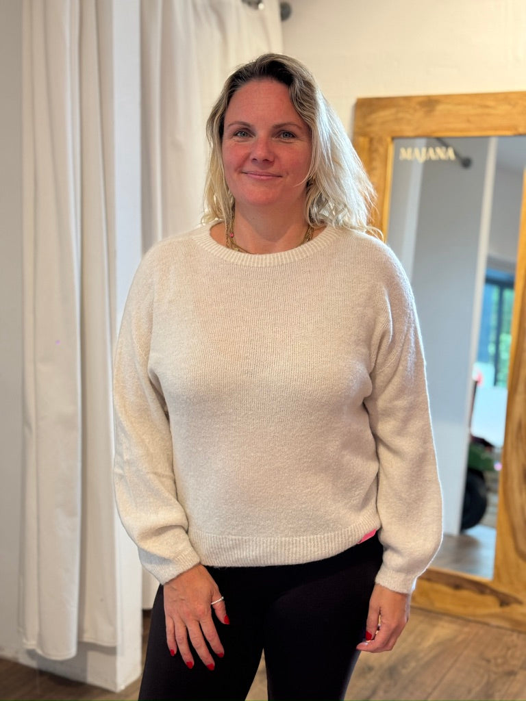 Feinstrickpulli mit Alpaka