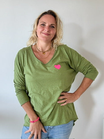 Longsleeve großes Herz